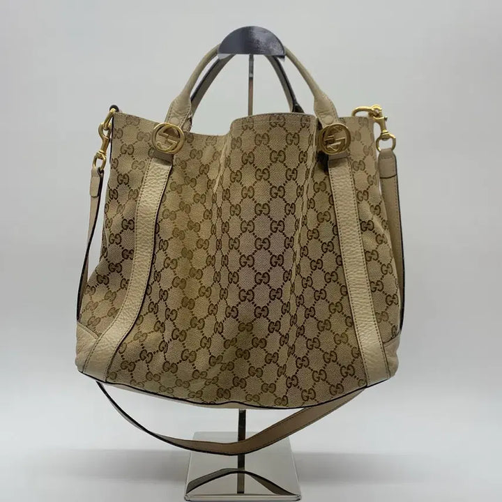 [BUNJANG] Gucci GG Canvas Miss 2-Way Tote Bag 323675 / 267001615 구찌 GG 캔버스 미스 2way 토트백 323675