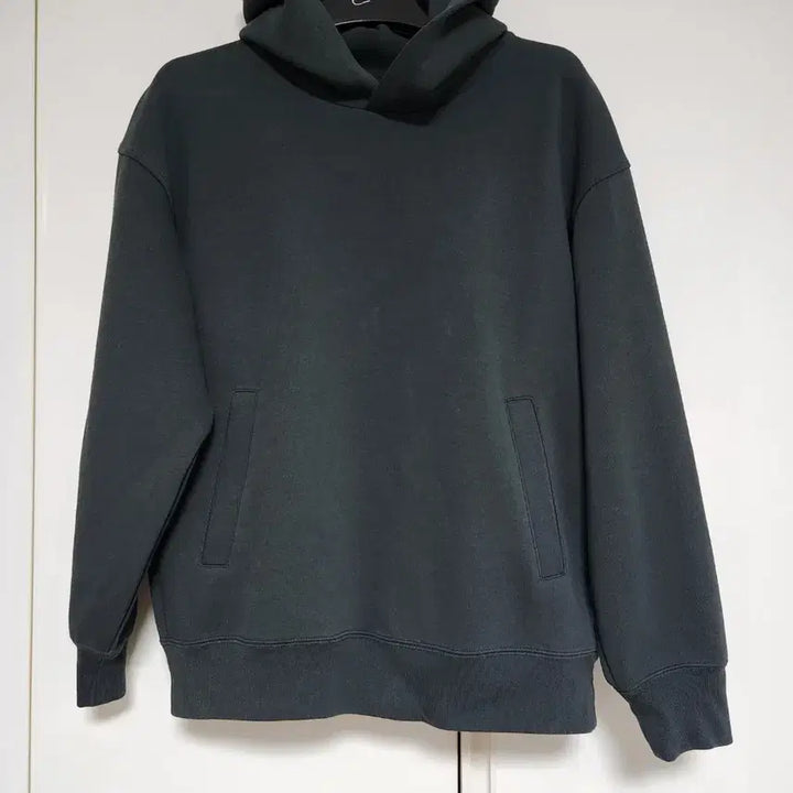 [BUNJANG] Uniqlo C Oversized Hoodie Dark Green M / 유니클로C 오버핏 후드티 남녀공용