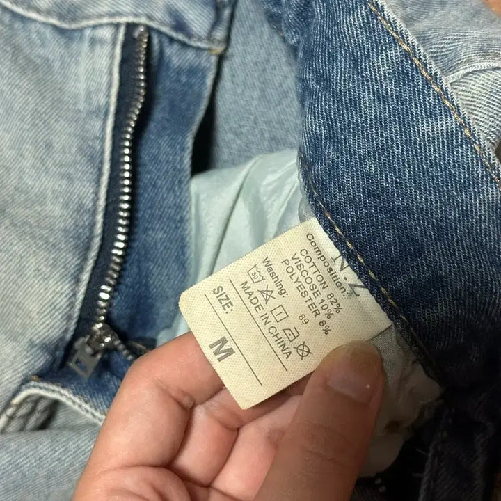 [BUNJANG] Light Wash Denim Long Skirt / 키작녀 롱청치마 데님 롱스커트 연청 데님 스커트