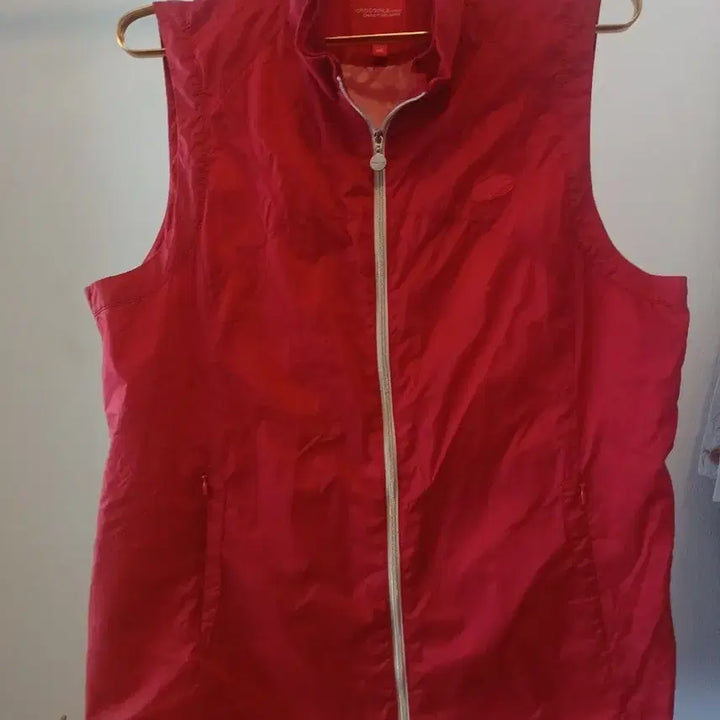 [BUNJANG] Crocodile Red Windbreaker Vest Size 105 / 크로커다일 레드 바람막이 조끼 105