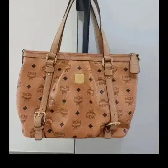 [BUNJANG] MCM Logo Pattern Tote Bag / MCM 로고 패턴 토트백 성주택