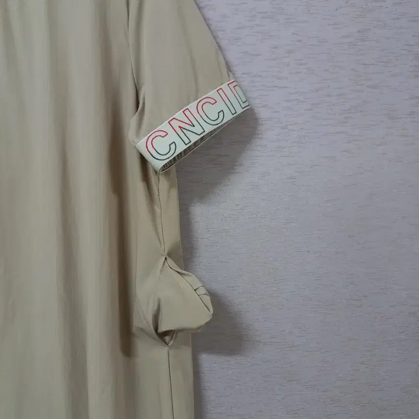 [BUNJANG] Beige Shirring Long Dress / B5-4/베이지 셔링 롱원피스 여성