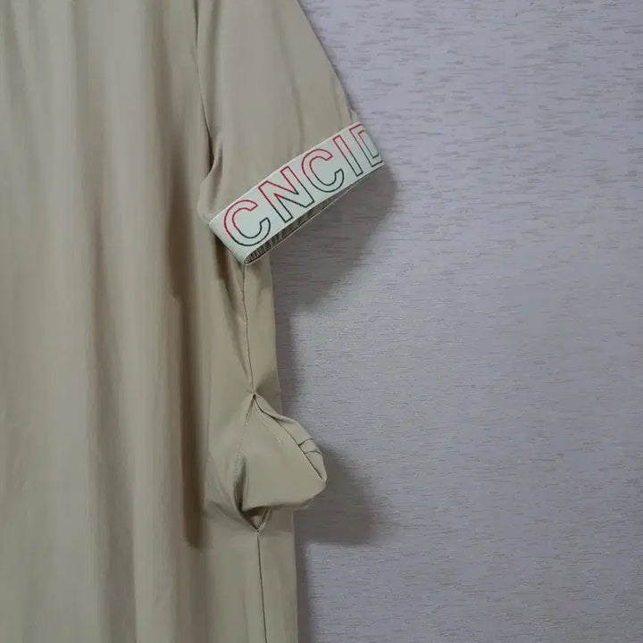 [BUNJANG] Beige Shirring Long Dress / B5-4/베이지 셔링 롱원피스 여성