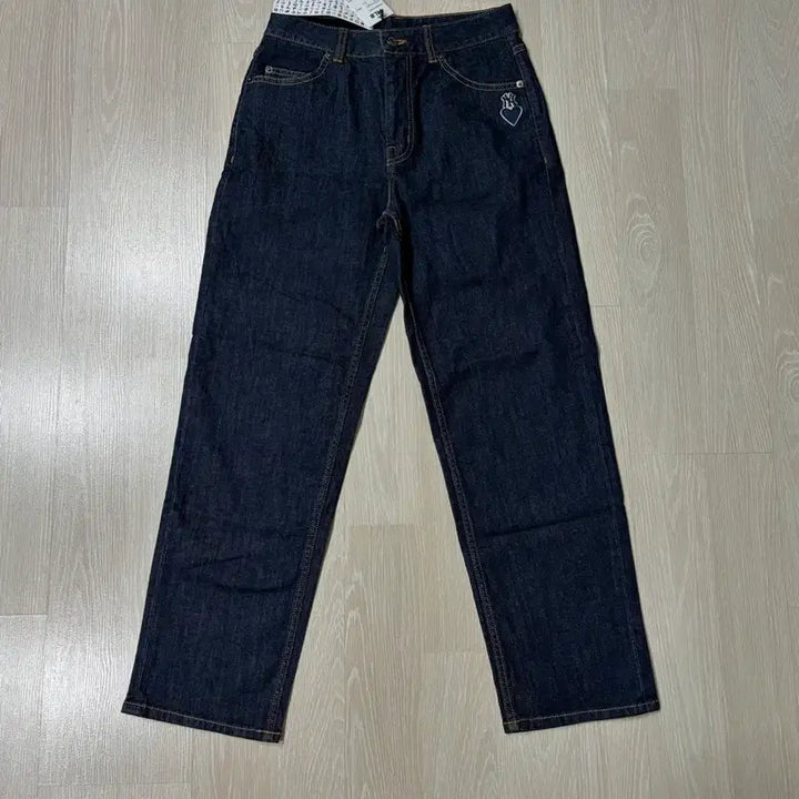 [BUNJANG] MLB Straight Fit Raw Denim Pants Size S / (택있는새상품)MLB 스트레이트핏 생지 데님 팬츠 S