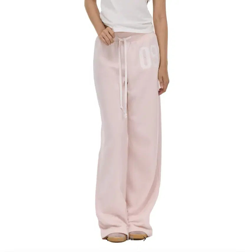[BUNJANG] KLCC Numbering 09 Pink Set (Zip-up, Pants) / 클리시어 넘버링 09 핑크 세트 (집업,팬츠)