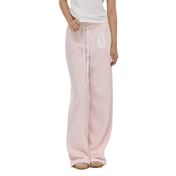 [BUNJANG] KLCC Numbering 09 Pink Set (Zip-up, Pants) / 클리시어 넘버링 09 핑크 세트 (집업,팬츠)