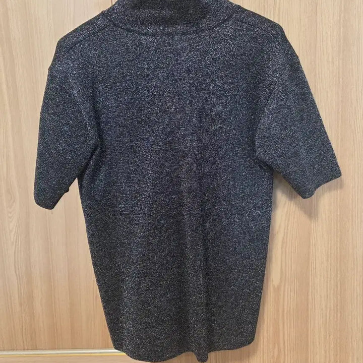[BUNJANG] ORR Metallic Knit Short Sleeve Polo Shirt - Size L / ORR  오르 메탈릭 니트 반팔 폴로셔츠 L