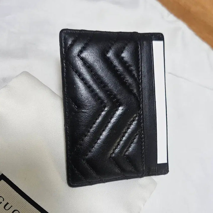 [BUNJANG] Gucci Marmont Black Card Holder 443127 / 구찌 마몬트 블랙 카드지갑  모델 443127