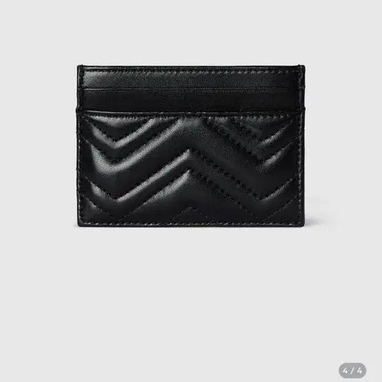 [BUNJANG] Gucci GG Marmont Card Case Black / 구찌 GG마몽 카드지갑 블랙