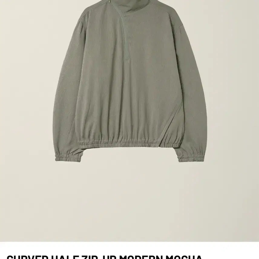 [SOLD OUT] EE covrved half zip-up