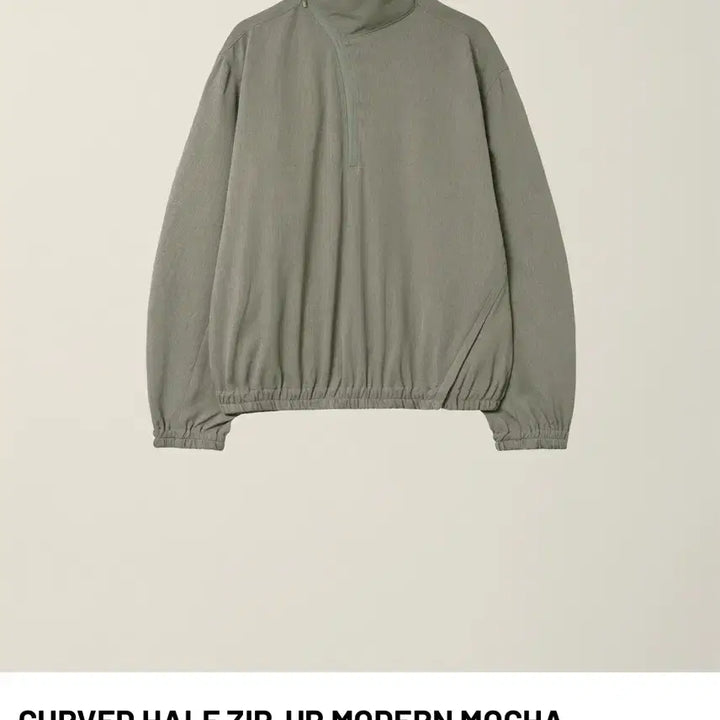 [SOLD OUT] EE covrved half zip-up