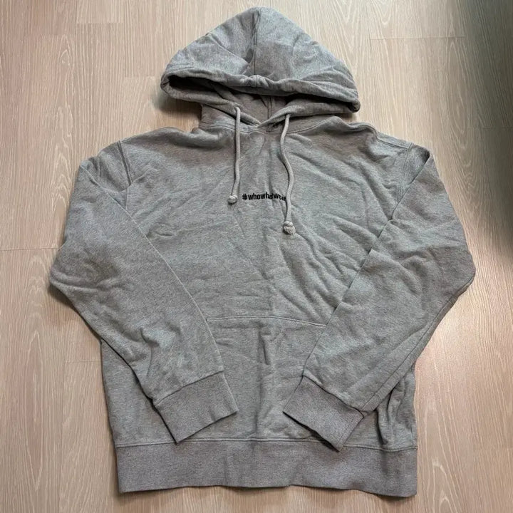 [BUNJANG] Who Are You Gray Hoodie L / (옷장정리)후아유 그레이 후드티 L
