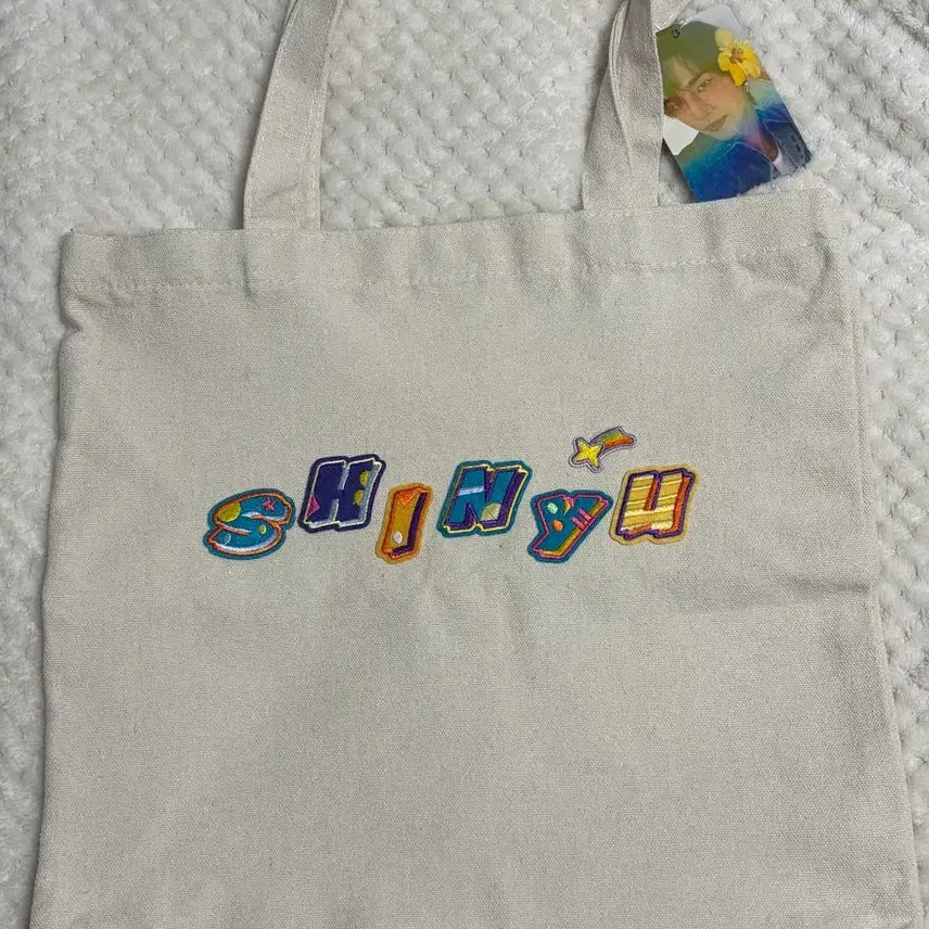 [BUNJANG] Shin Yu Birthday Cafe Eco Bag Goods / 신유 생일카페 에코백 굿즈 양도