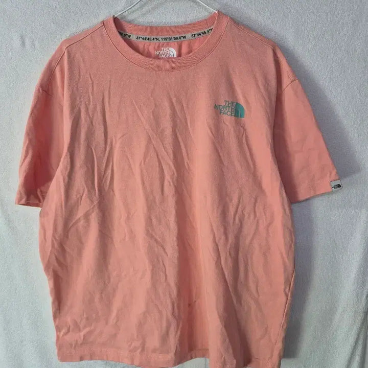 [BUNJANG] The North Face Pink Short Sleeve T-Shirt (Size L) / L 노스페이스 핑크 반팔 티셔츠