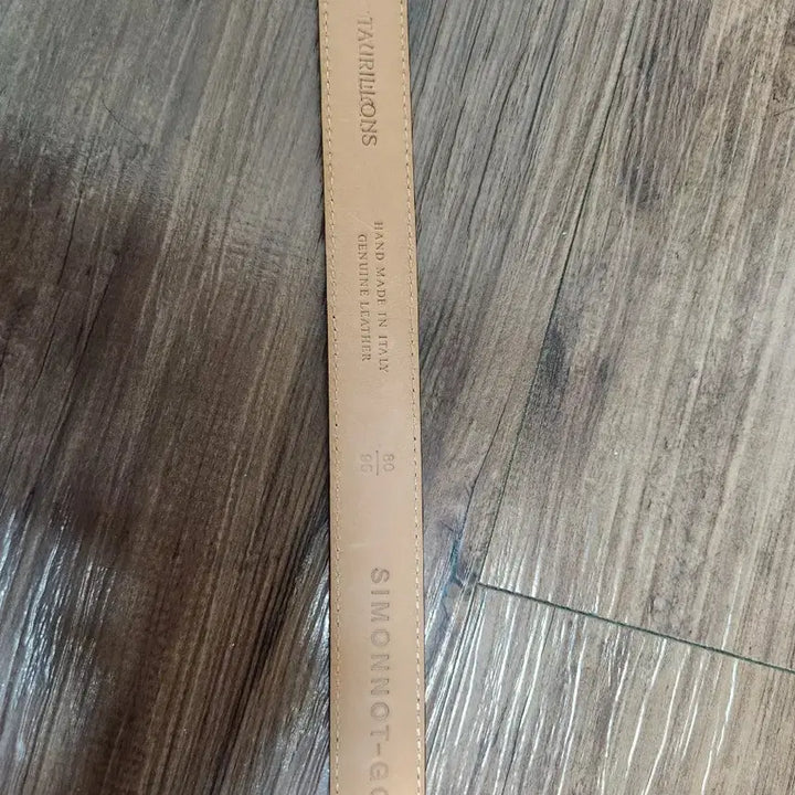 [BUNJANG] Shimono Goda Grain Leather Belt Size 80 / 시모노고다 그레인레더 벨트 80사이즈(미착용)