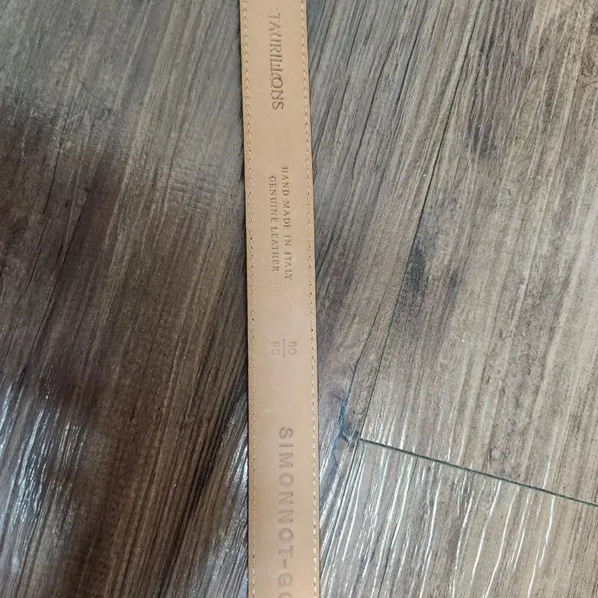 [BUNJANG] Shimono Goda Grain Leather Belt Size 80 / 시모노고다 그레인레더 벨트 80사이즈(미착용)