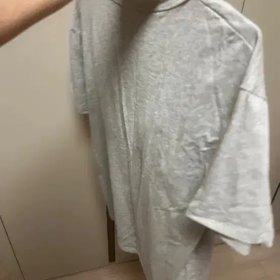 [BUNJANG] Gray Bra Pad T-Shirt / 회색 브라패드티