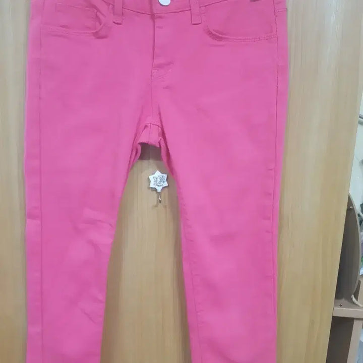 [BUNJANG] Pink 9-Length Cotton Pants (Size 25-26) / 핑크색 9부바지(25~26)
