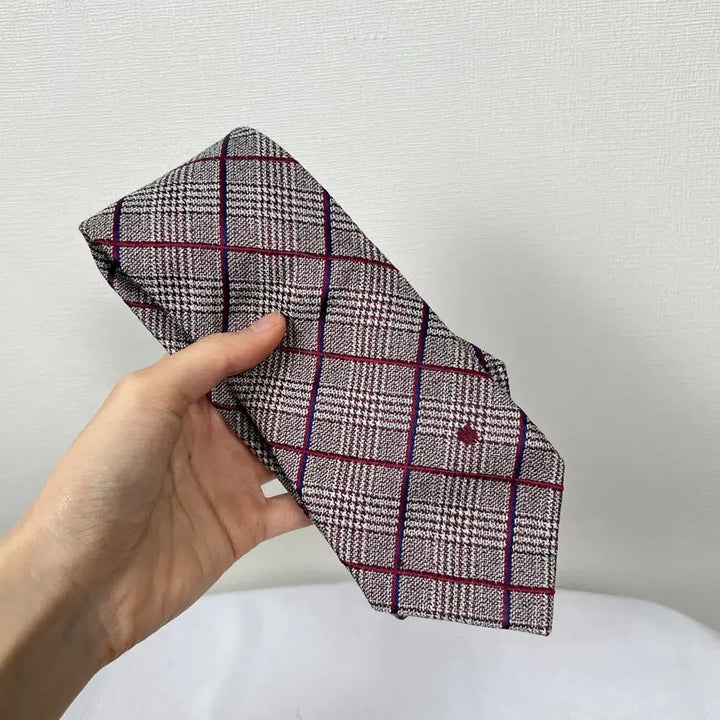 [SOLD OUT] 닥스 체크 실크 넥타이 라덴 빈티지