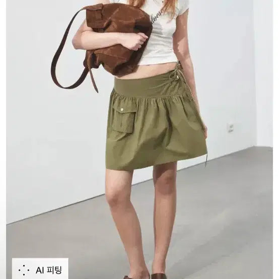 [BUNJANG] ZARA Volume Belt Loop Mini Skirt / [ZARA]자라 볼륨 벨트고리 미니스커트