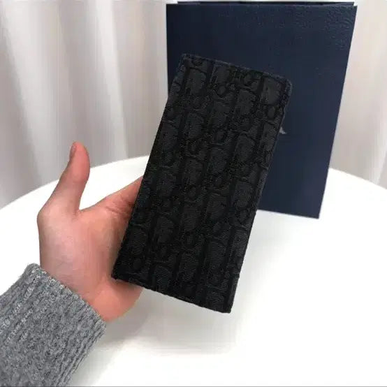 [BUNJANG] Dior Oblique Long Wallet Black / 디올 오블리크 장지갑 블랭