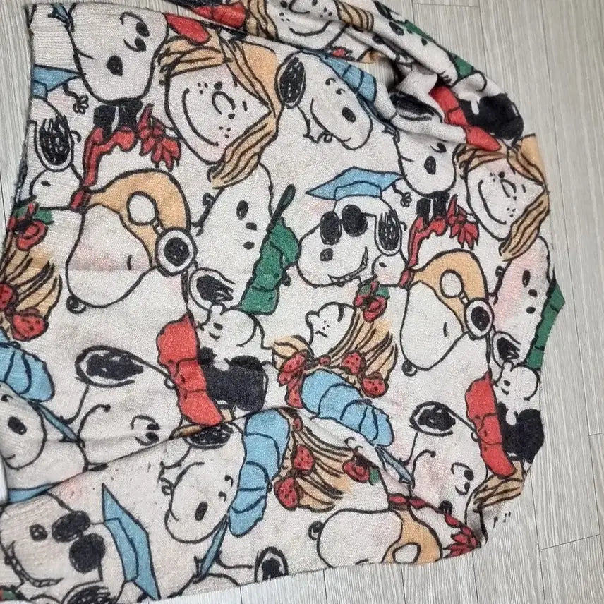 [BUNJANG] Snoopy Character Pattern Knit (Free Size) / 스누피 캐릭터 패턴 니트(free)