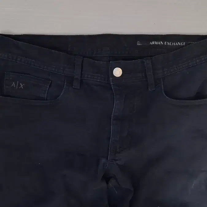 [BUNJANG] Armani Exchange Two-Tone Black Slim Fit Denim Jeans / (매장판) 아르마니 익스체인지 투톤 블랙진 31~32 22년식