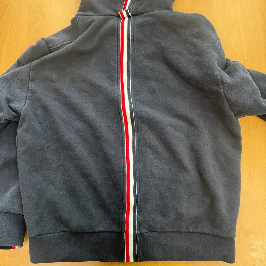 [BUNJANG] Thom Browne Back Tricolor Hoodie Zip-Up Navy / [4] 톰브라운 백삼선 후드집업 네이비