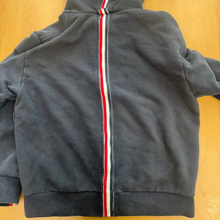 [BUNJANG] Thom Browne Back Tricolor Hoodie Zip-Up Navy / [4] 톰브라운 백삼선 후드집업 네이비