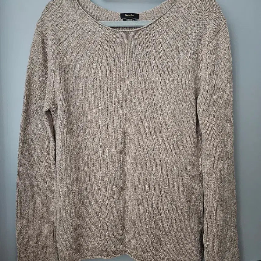 [BUNJANG] Massimo Dutti Cotton Crewneck Sweater Knit / 마시모두띠 코튼 크루넥 스웨터 니트 새상품