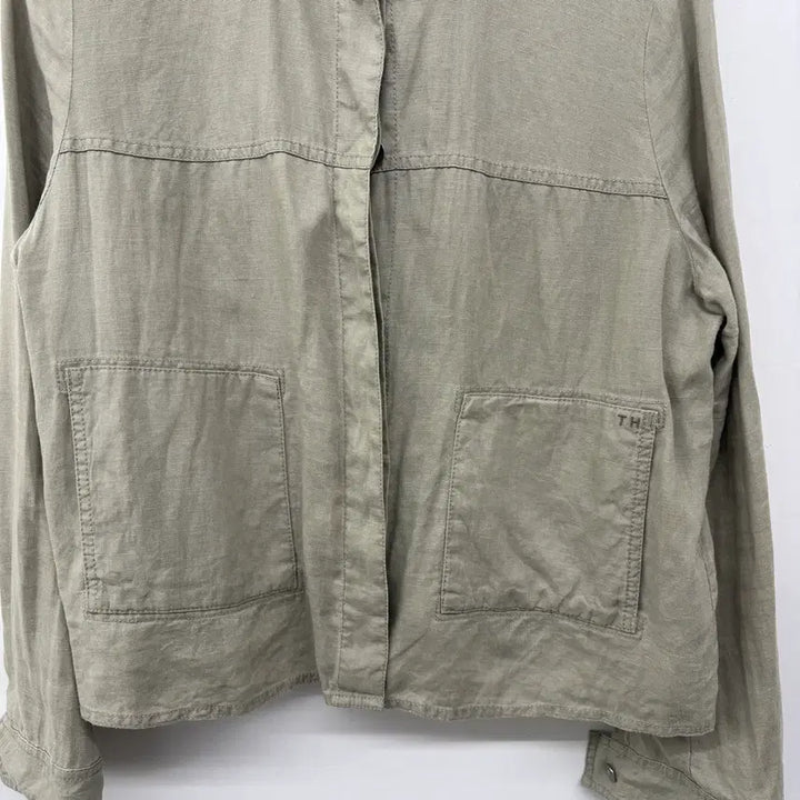 [BUNJANG] Tommy Hilfiger Linen Jacket Khaki Size M / 타미힐피거 린넨 자켓 카키색 공용M