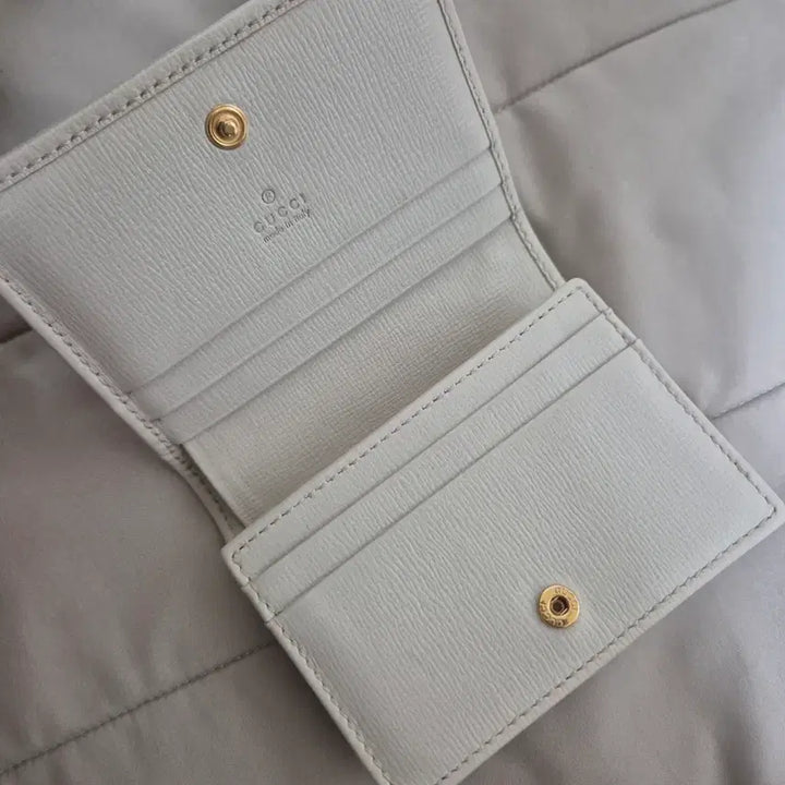 [BUNJANG] Gucci Horsebit Bifold Wallet Ivory / 구찌 홀스빗 반지갑