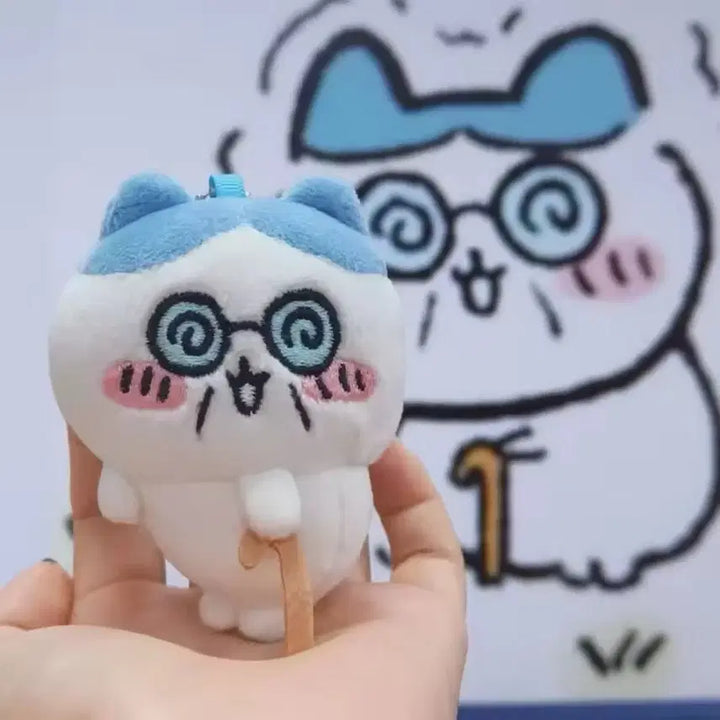 [BUNJANG] Chiikawa Hachiware Usagi Plush Keyring / 치이카와 하치와레 우사기 먼작귀 인형키링