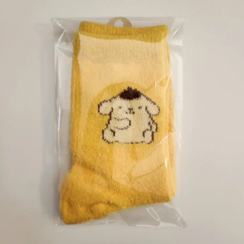 [BUNJANG] Pompompurin Sleeping Socks / 폼폼푸린/폼폼푸린수면양말/폼폼푸린양말/산리오양말/수면양말/폼푸/폼푸양말