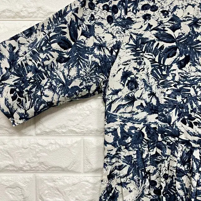[BUNJANG] Patterned Short Sleeve Midi Dress / 0152) 패턴 반팔원피스