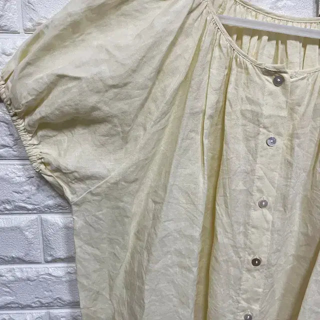 [BUNJANG] Short Sleeve Blouse / 0160) 반팔 블라우스