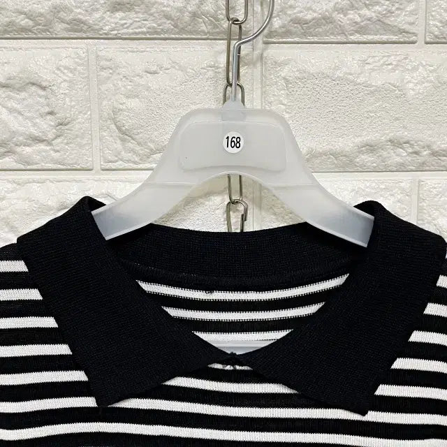 [BUNJANG] Short Sleeve Knit T-Shirt / 0168) 반팔 니트티셔츠