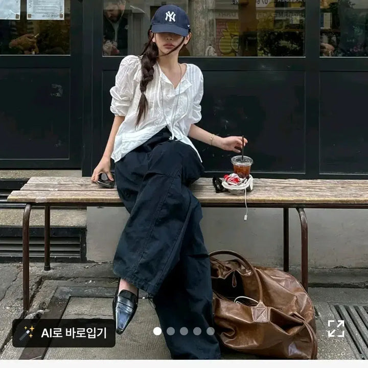 [BUNJANG] Pintuck Blouse / 핀턱블라우스/새상품