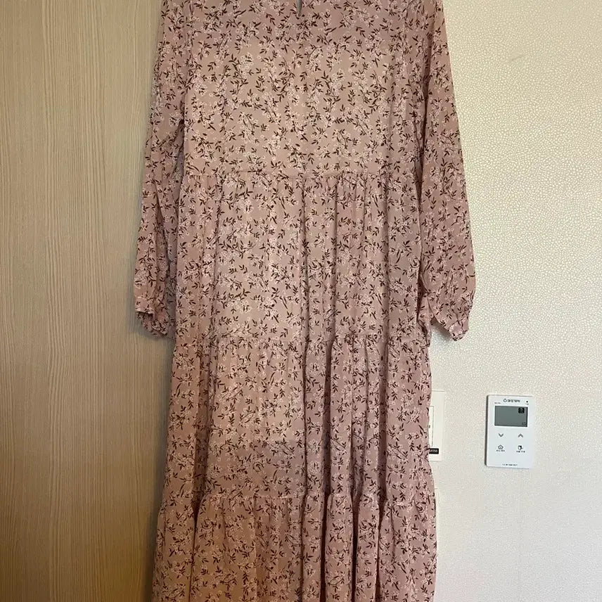 [BUNJANG] Chiffon Flower Tiered Long Dress / 프리 66-77가능) 쉬폰 플라워 캉캉 롱 원피스