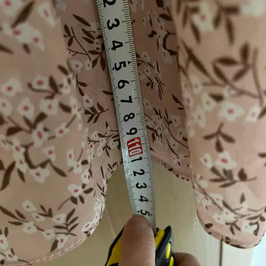 [BUNJANG] Chiffon Flower Tiered Long Dress / 프리 66-77가능) 쉬폰 플라워 캉캉 롱 원피스