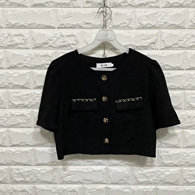 [BUNJANG] Short Sleeve Crop Jacket / 0172) 반팔 크롭 자켓
