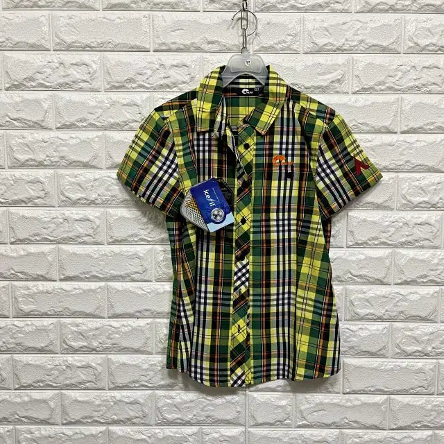 [SOLD OUT] 0185) 네파 여성 체크 반팔 셔츠