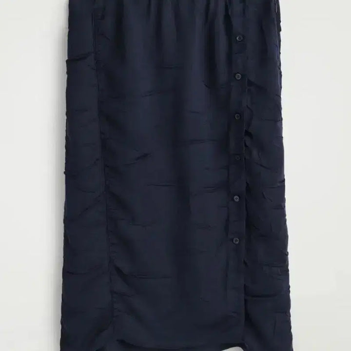 [BUNJANG] COS Gathered Crinkled Midi Skirt Navy Size 42 / Cos 개더드 크링클드 미디 스커트