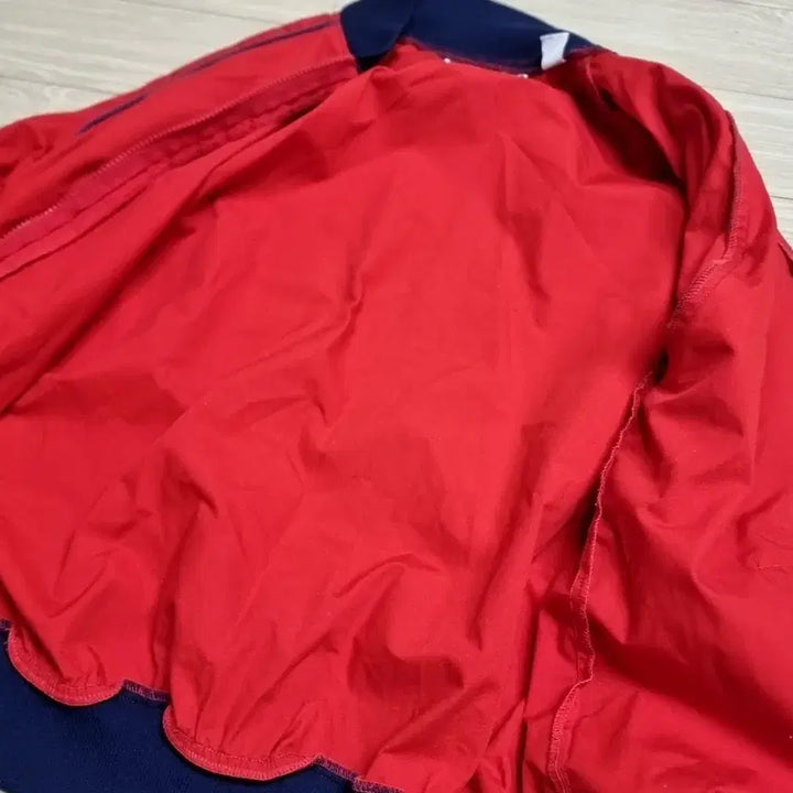 [BUNJANG] 80s-90s USA Made Red Blue Color Block Blouson Jacket (Size 100) / 80-90년대 usa제 레드 블루 배색 블루종(100)