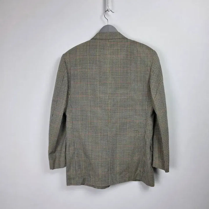 [BUNJANG] Daks Beige Check Two-Button Blazer Vintage Jacket / 닥스 베이지 체크 투버튼 블레이저 빈티지 자켓  100-105. 0504