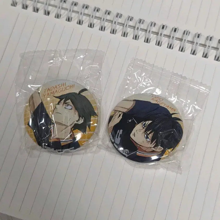 [BUNJANG] Haikyuu!! Gacha Can Badge Bundle Set (Yamaguchi, Kageyama) / 일괄 미개봉 하이큐 가챠 캡슐 캔뱃지 야마구치 카게야마 카라스노