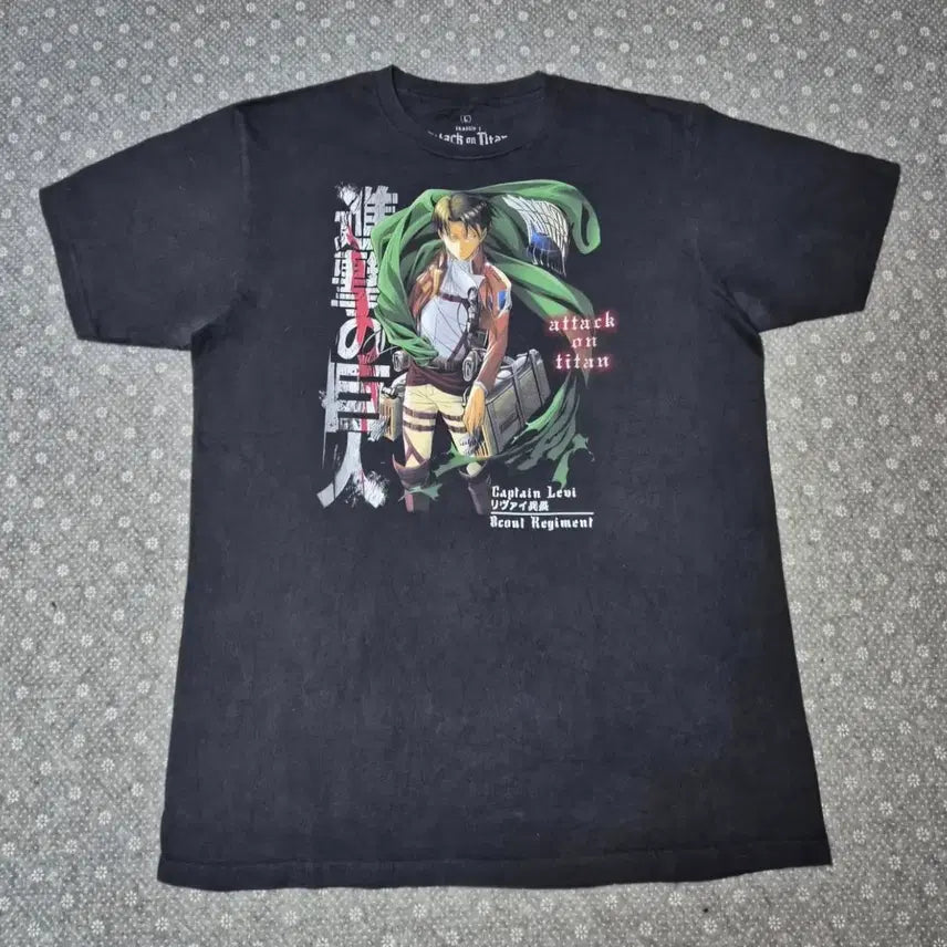 [BUNJANG] Attack on Titan Official T-Shirt / [L]진격의거인 티셔츠 오피셜  -220