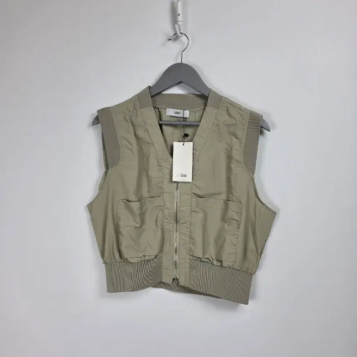 [BUNJANG] LeShop Beige Crop Vest Jacket Free Size / 새상품)르샵 베이지 크롭 베스트 조끼 자켓 여 프리사이즈 0504