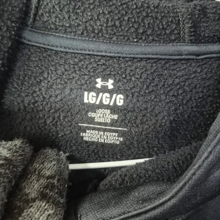 [BUNJANG] Under Armour Black Fleece Hoodie L Size / L 언더아머 블랙 기모 후드티
