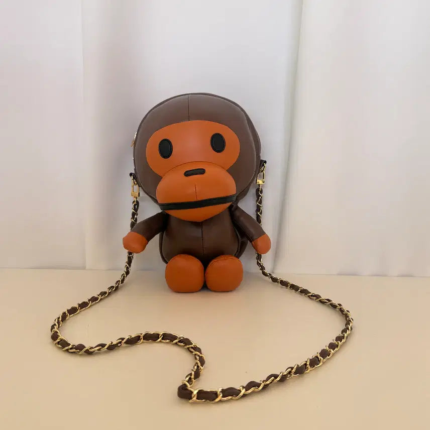 [BUNJANG] BAPE Baby Milo Plush Mini Shoulder Bag / 베이프(BAPE)  베이비 마일로 플러쉬 인형 미니 숄더 백